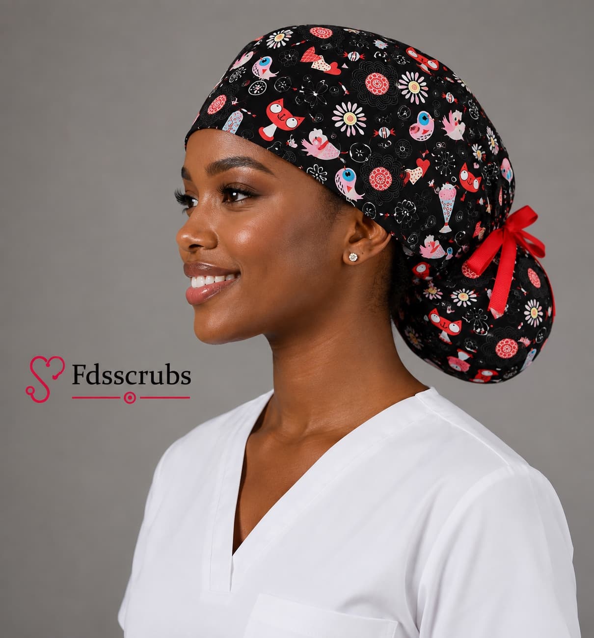 Long Hair Scrub Cap.