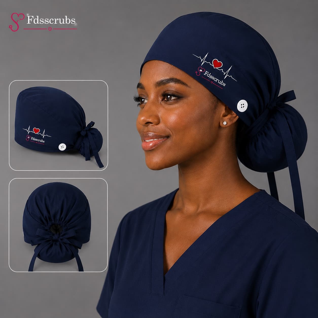 Full Coverage Scrub Cap